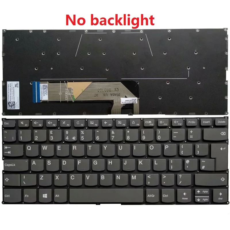 New UK laptop keyboard for LENOVO Yoga C340-14 C340-14API C340-14IML C740-14 S740-14 C740-14IWL S740-14IIL S740-14ILL