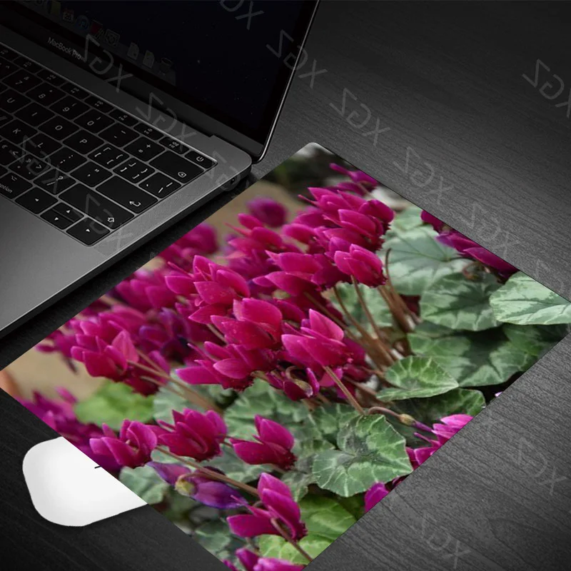 Yzuoan Flower Plant Rubber Mouse Pad Small Rubber Suitable for Gta Dota2 Gaming PC Computer Office Gaming Keyboard Big Sale