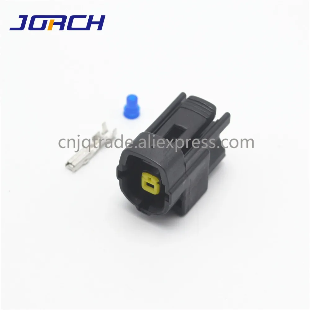 10 Sets 1 Pin AMP 1.8mm Series Waterproof Electrical Wire Connector Female Oxygen Sensor Plug 174877-2