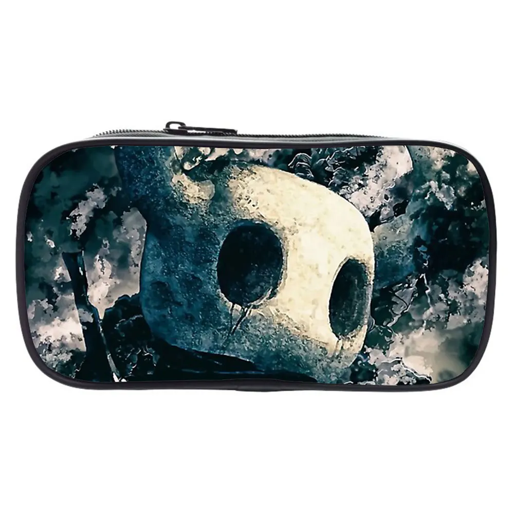 Hollow Knight Pencil Case Bag Anime Pen Bag Large Capacity Students Cartoon Pencil Box Boys Girls School Supplies