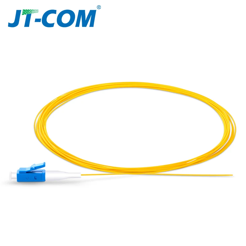 LC UPC Optical Fiber Pigtail Simplex 0.9mm 9/125 Single Mode LC UPC 1 core Fiber Optic Pigtail 1.5m 50/100/200pcs