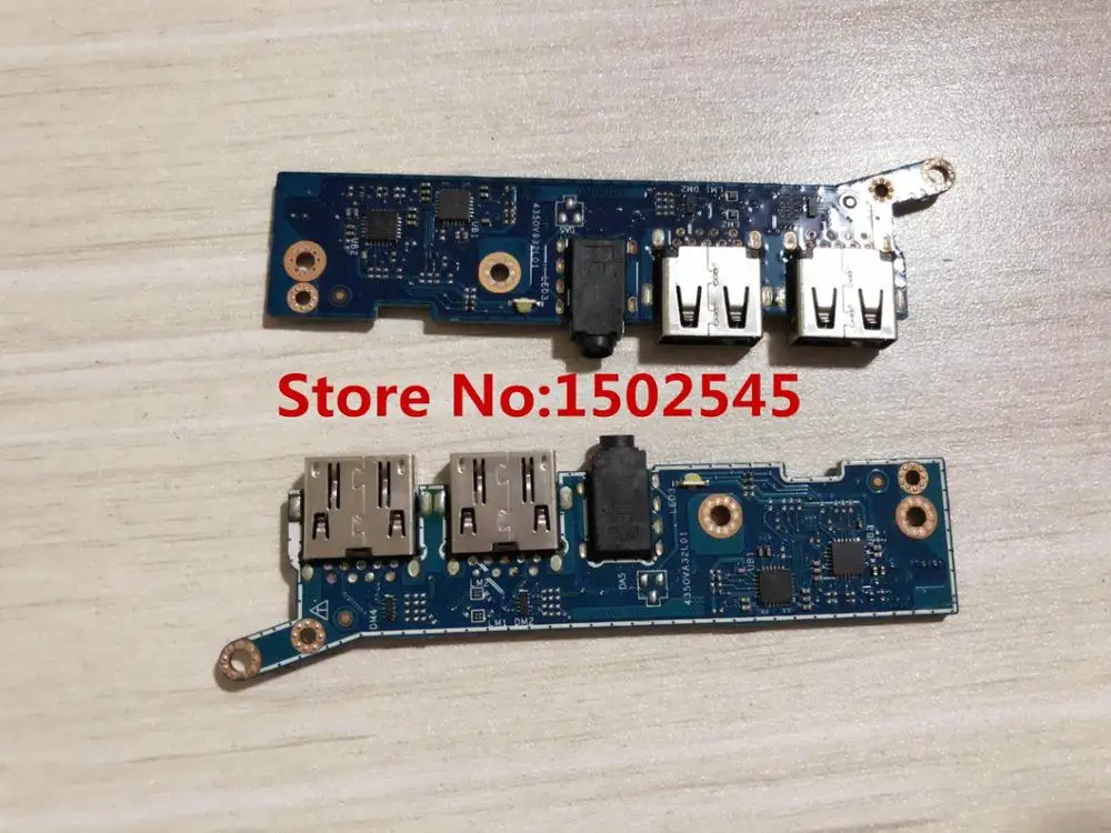 แล็ปท็อปอินเทอร์เฟซ USB สำหรับ HP 15-DK USB อินเทอร์เฟซบอร์ด USB INTERFACE BOARD บอร์ดขนาดเล็ก LS-H461P