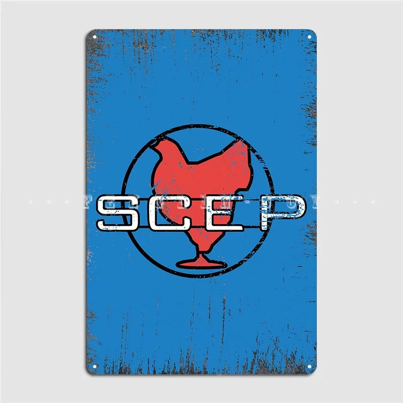 Scep Original Logo Oss 117 Metal Plaque Poster Wall Pub Garage Club Plaques Design Tin Sign Poster