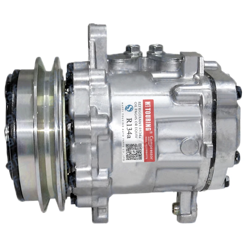 SD7B10   AC Compressor for John Deere Komatsu Hitachi Excavators KHR3536 4615804 22L-979-2200 22L-979-2211 7189 7199