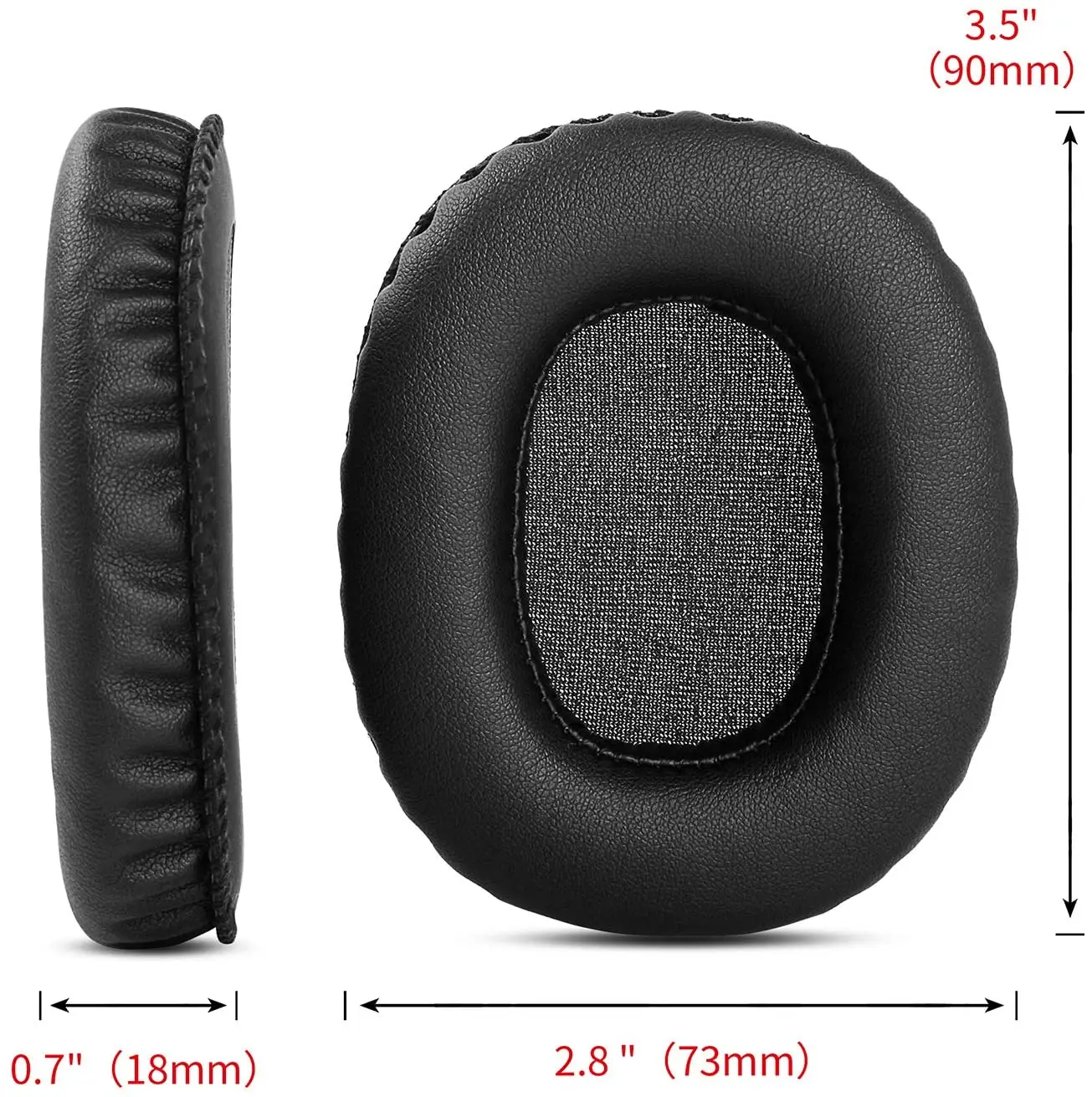 交換用イヤーパッド,カバー付きイヤーパッド,マーテラルパターン,ステレオヘッドホン用