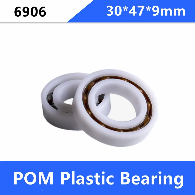 

20pcs 6906 30mm POM Plastic bearings with Glass balls 30*47*9 mm nylon bearings 30x47x9mm