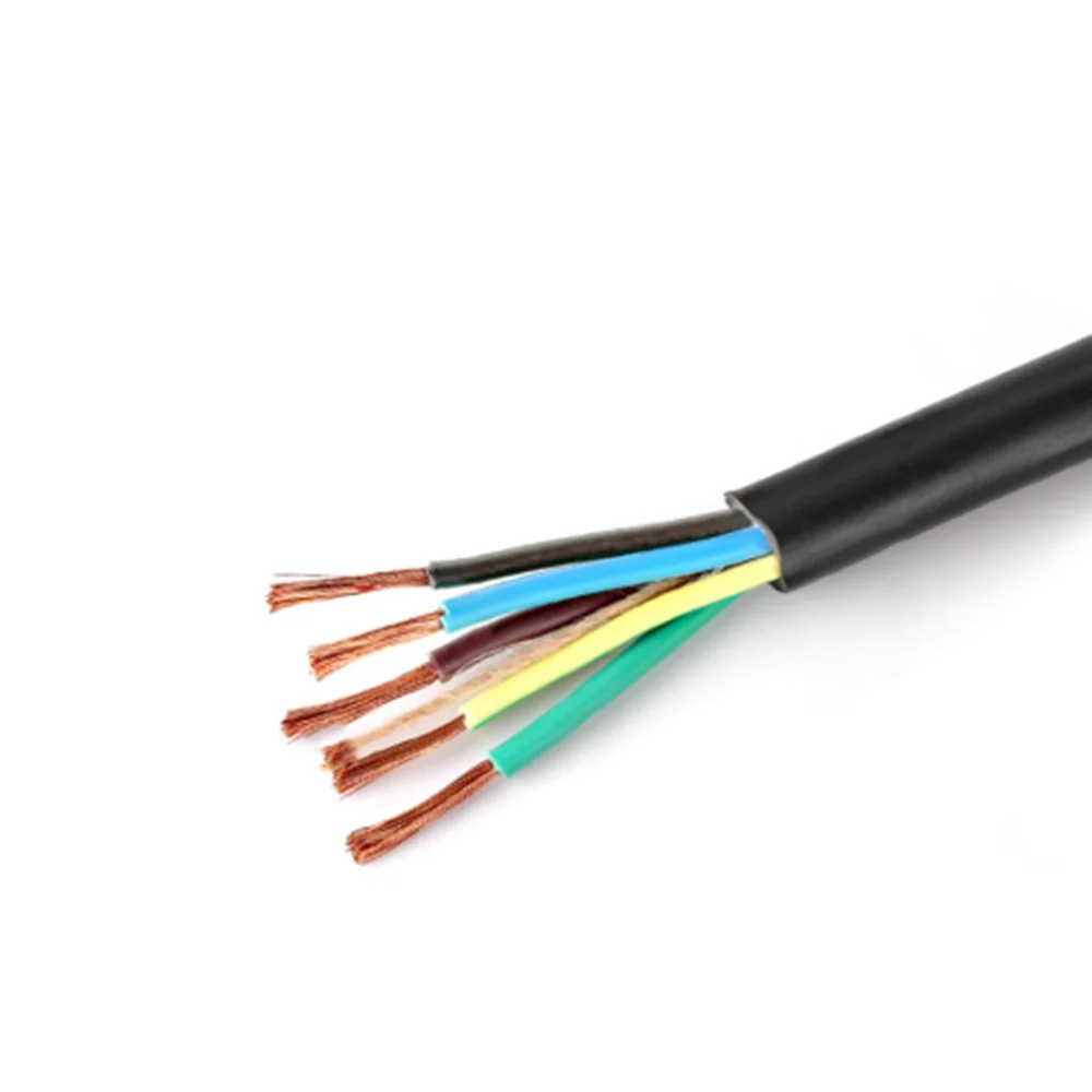 

17 AWG 1MM2 RVV 2/3/4/5/6/7/8/10/12/14/16/18 Cores Pins Copper Wire Conductor Electric RVV Cable Black