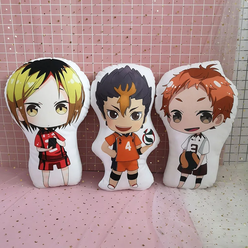 10cm Haikyuu!! Plush Doll Anime Haikyuu Shoyo Hinata Yu Nishinoya Oikawa Tooru Action Plush Pendant Cute Anime Soft Plush Toy