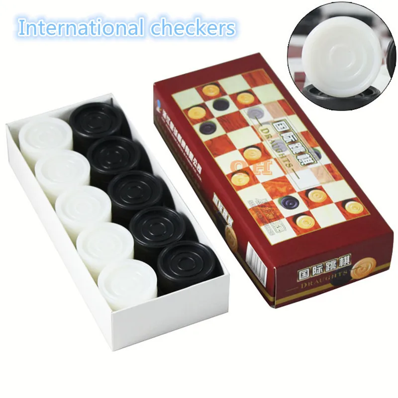 International Checkers Standard Competition for Plastic Chess Game, 100 Lattice, 3.5, New