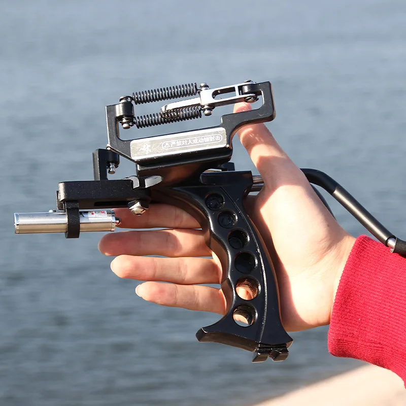 Laser slingshot spring high tension with infrared slingshot