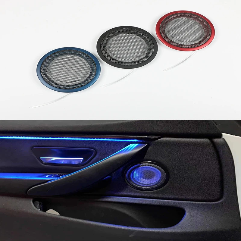 2/8 Colors LED Ambient Light For BMW 3 4 Series M3 M4 F30 F31 F34 F35 F80 F32 F33 F36 Interior Decorative Hornspeaker Cover Lamp