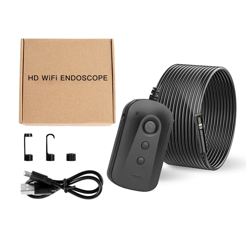 2MP 1080p  4x Zoom  Wireless WIFI Dual Lens  Endoscope HD Inspection CMOS Borescope Handheld Digital Microscope Camera Otoscope