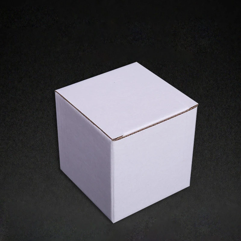 15Pcs/Lot Long Shape Packaging Box 3-Layers Corrugated Paper Boxes White Gift Box Mailers Vase Express Shipping Box For Cup