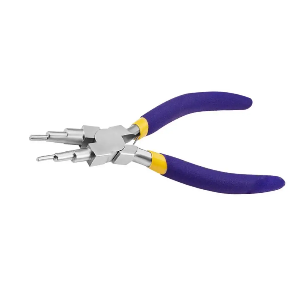 6-in-1 DIY Jewelry Tool Pliers Anti-rust Manual Winding Modeling Jewelry Pliers Jewelry Making Tools Hand Work Pliers