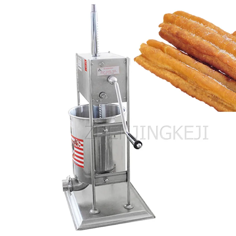 10L ละตินผลไม้เครื่อง Chilling ผลไม้ขนมขบเคี้ยวอุปกรณ์สเปน Churros เครื่อง Kina ผลไม้ Stick เครื่อง Twist เครื่อง