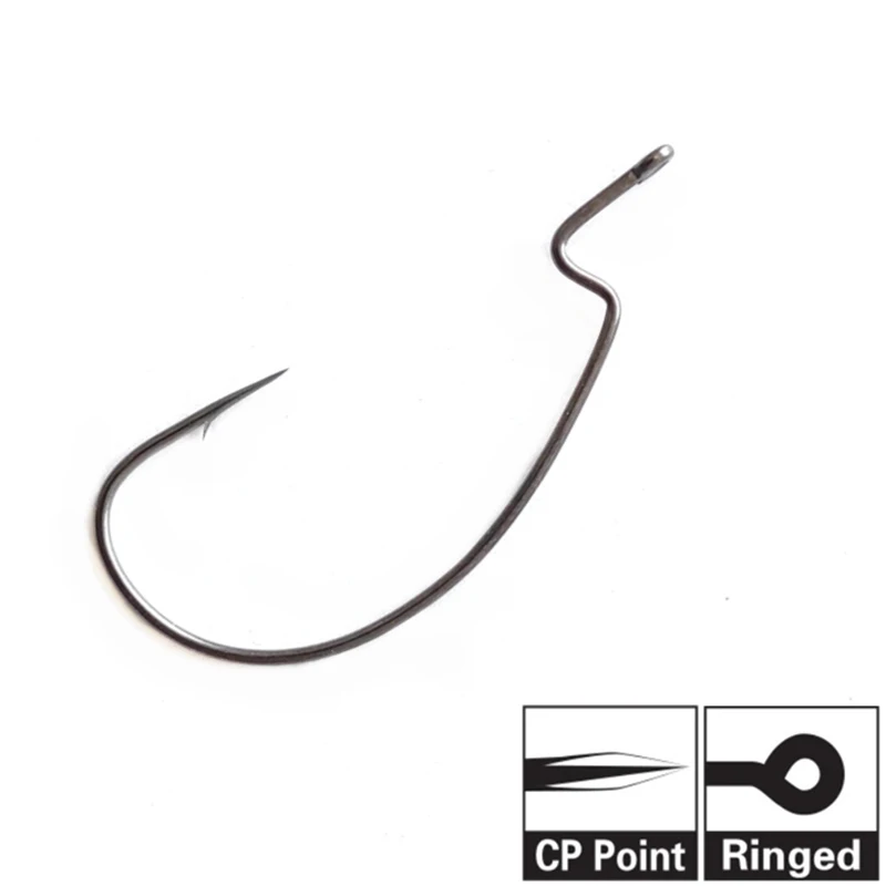 9003CP High Quality High Carbon Steel Fishing Worm Hooks Crank hook Thin fish lure Saltwater hooks