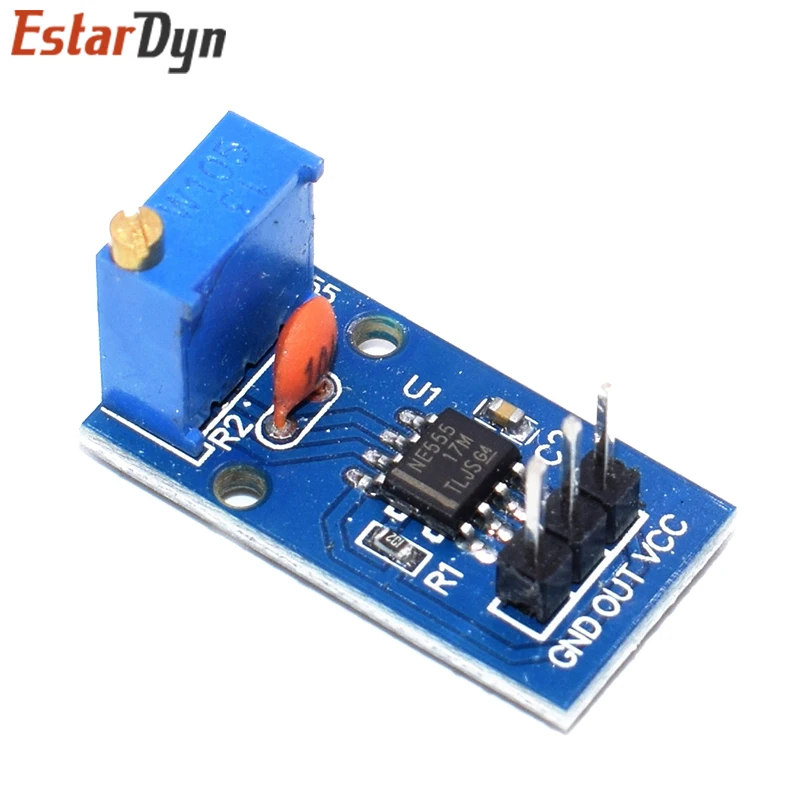 NE555 Pulse Frequency Duty Cycle Verstelbare Module 10Khz-200Khz Blokgolf Signaal Generator Voor Arduino Diy Kit