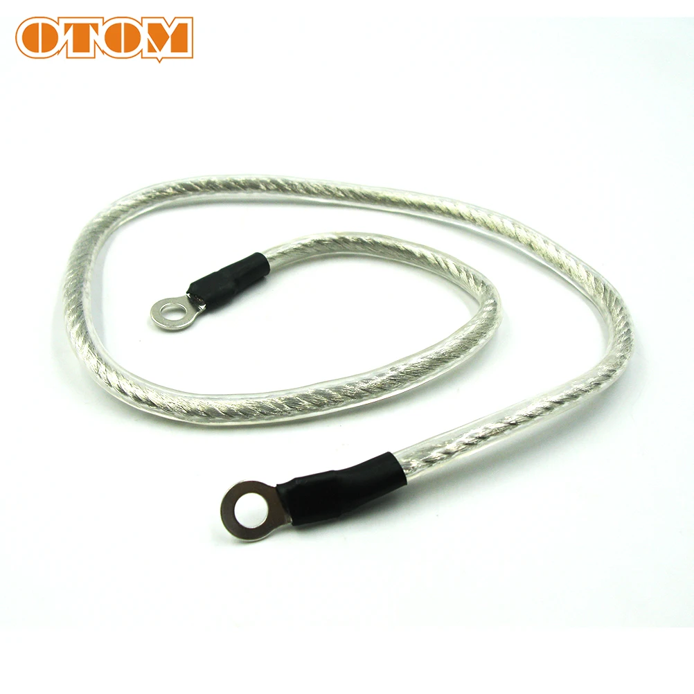 OTOM Universal Motorcycle Battery Earth Ground Grounding Wire Cable Kit High Current Design For KTM HONDA KAWASAKI SUZUKI YAMAHA
