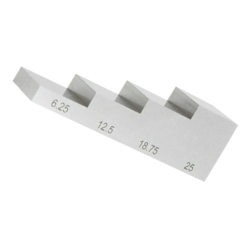 

4 Step Test Block Stainless Steel Calibration Block UT Block Thickness Step Wedge Ultrasonic Test Block 6.25-25mm