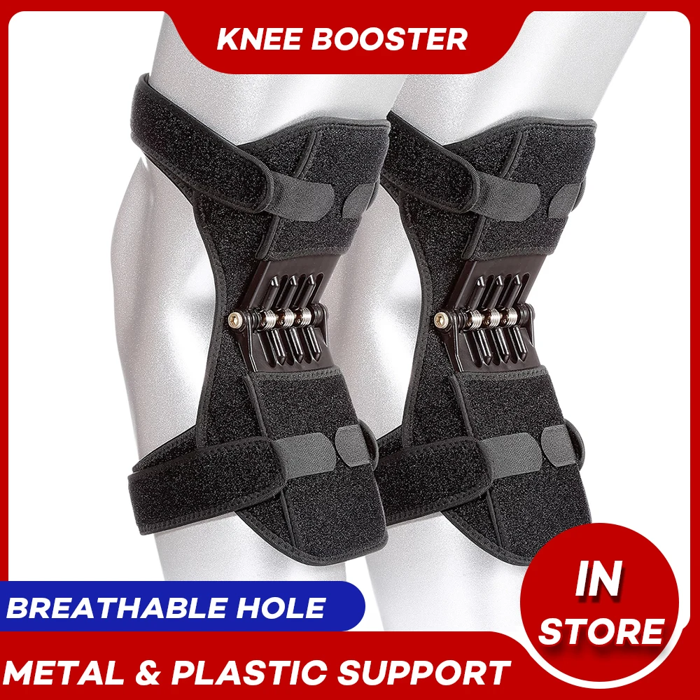 

PowerLift Joint Support Knee Pads Powerful Rebound Spring Force Knee Support Professional Protective Sports Knee Pad For Work