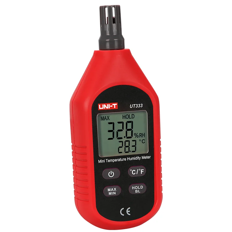 UNI-T Mini Temperature Humidity Meter UT333 Series LCD Digital Display High-accuracy Thermometer Hygrometer Environmental Tester