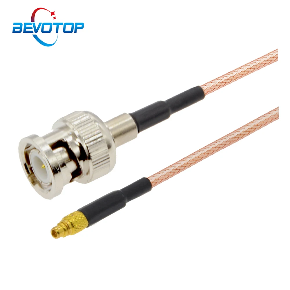 

10PCS BNC to MMCX Cable BNC Male to MMCX Male Plug RG316 Pigtail RF Coaxial Extension Cord Coax RF Jumper Cable 15/30CM 50CM 1M