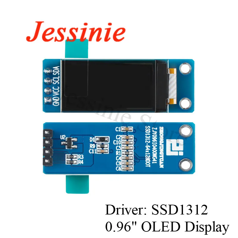 

0.96 inch OLED Module 0.96" 12864 Screen White 128X64 OLED LCD LED Display Module IIC SPI Interface SSD1312 for Arduino