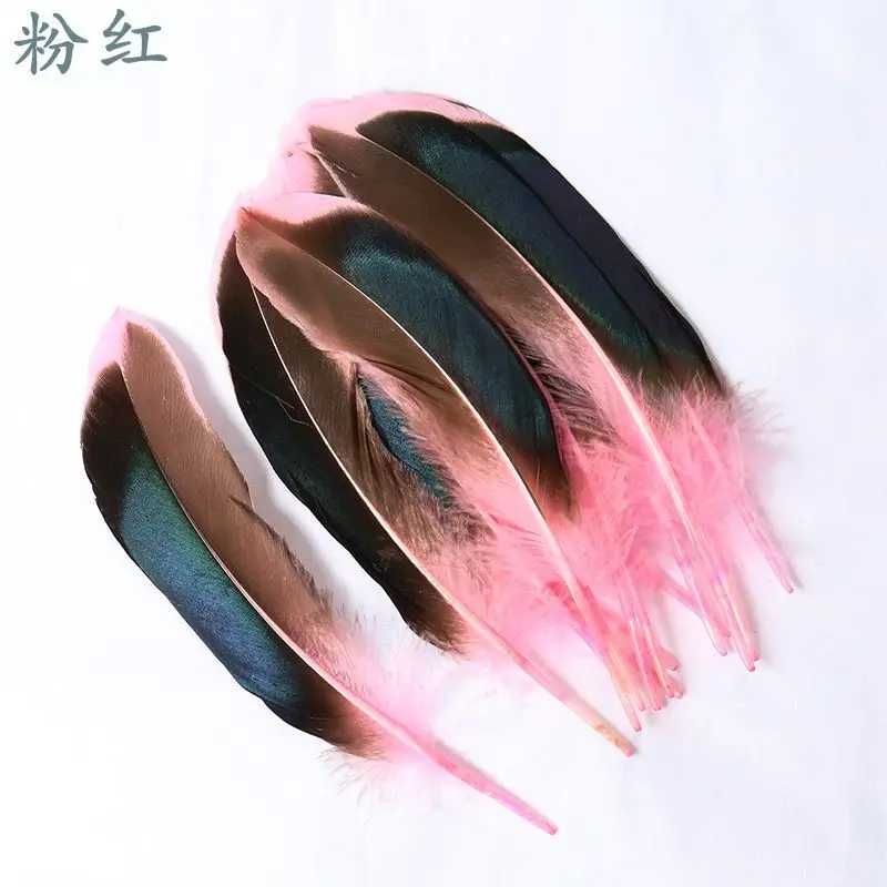 20 PCS Natural High Quality Wild Duck Feathers 4-6 Inches / 10-15cm Long, Diy Pheasant Feather Jewelry Decorative Accessories