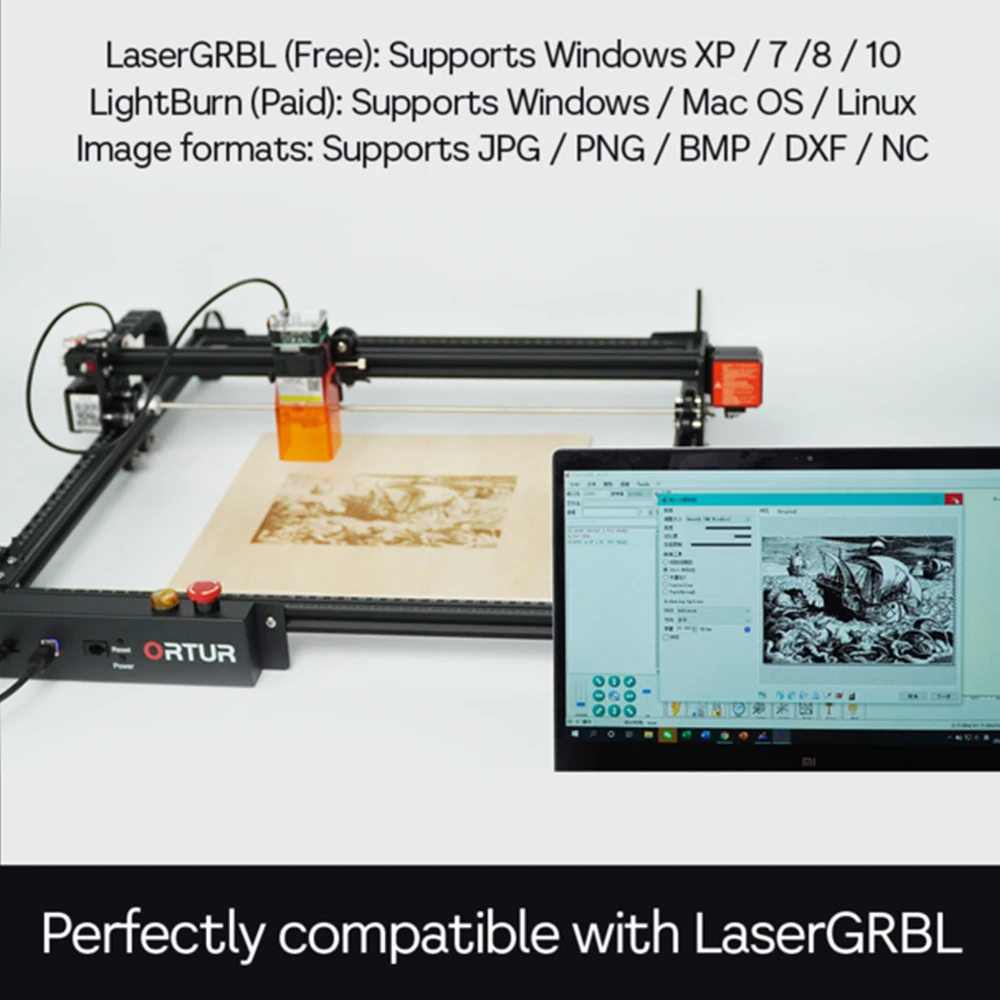 Imagem -02 - Ortur-gravador a Laser e Cutter400x400 mm Gravador a Laser Faça Você Mesmo Proteção de Segurança Múltipla Fácil de Instalar Master Pro 2024