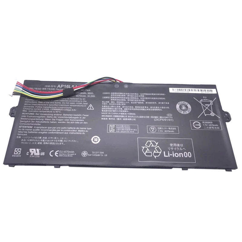 Imagem -02 - Lmdtk Novo Ap16l5j Bateria do Portátil para Acer Aspire Swift Sf51452t Rotação Sp11132n 2icp4 91 91 36wh