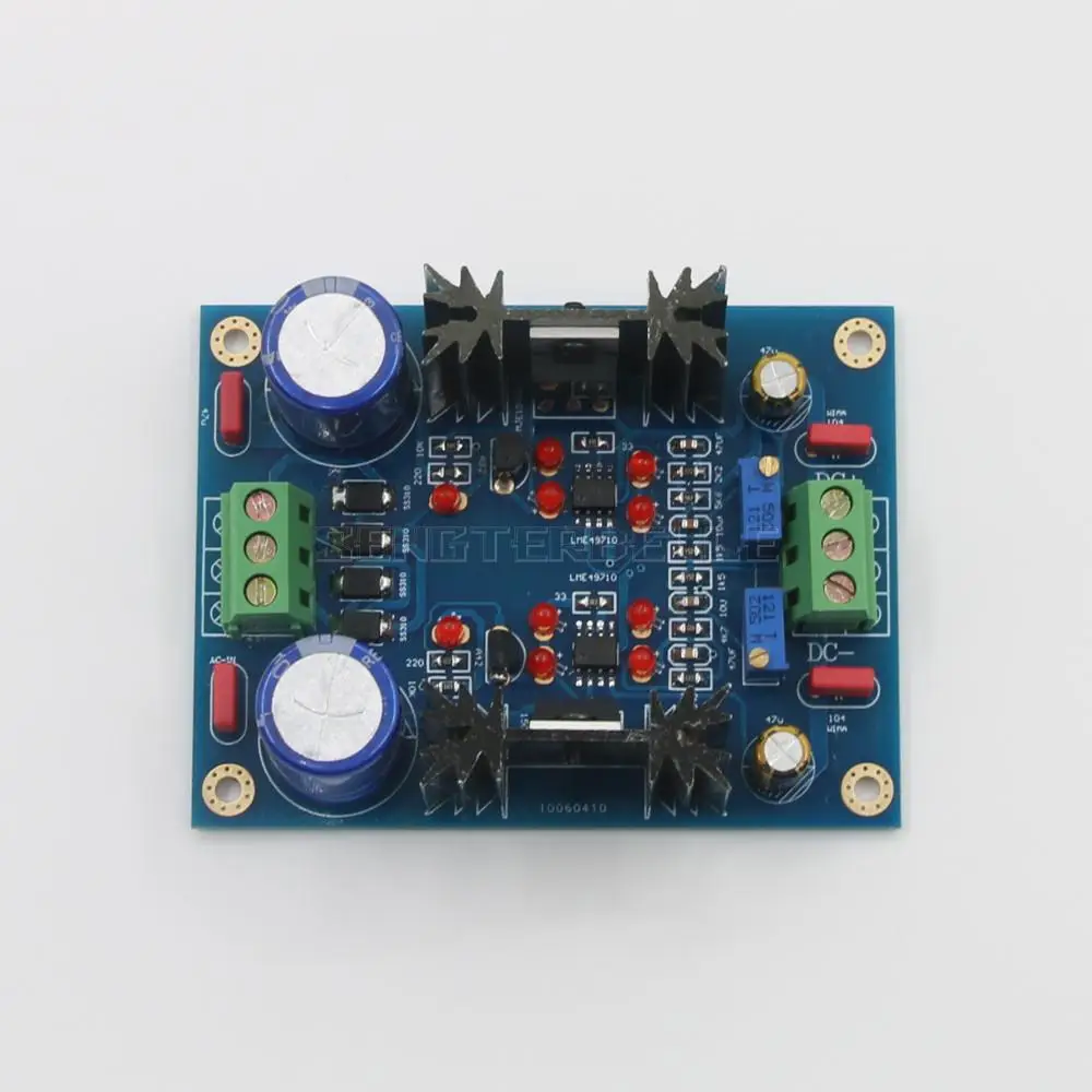 Assembler la carte d'alimentation à tension régulée super linéaire, circuit d'alimentation Jung Super, radiateur audio, préampli LPS