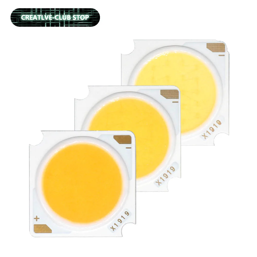 10 szt. 1919 10W 20W 30W 40W LED COB Chip Dioda Emitująca Światło Importowany Bridgelux Crystal Chip DC30-33V DIY Downlight Panel