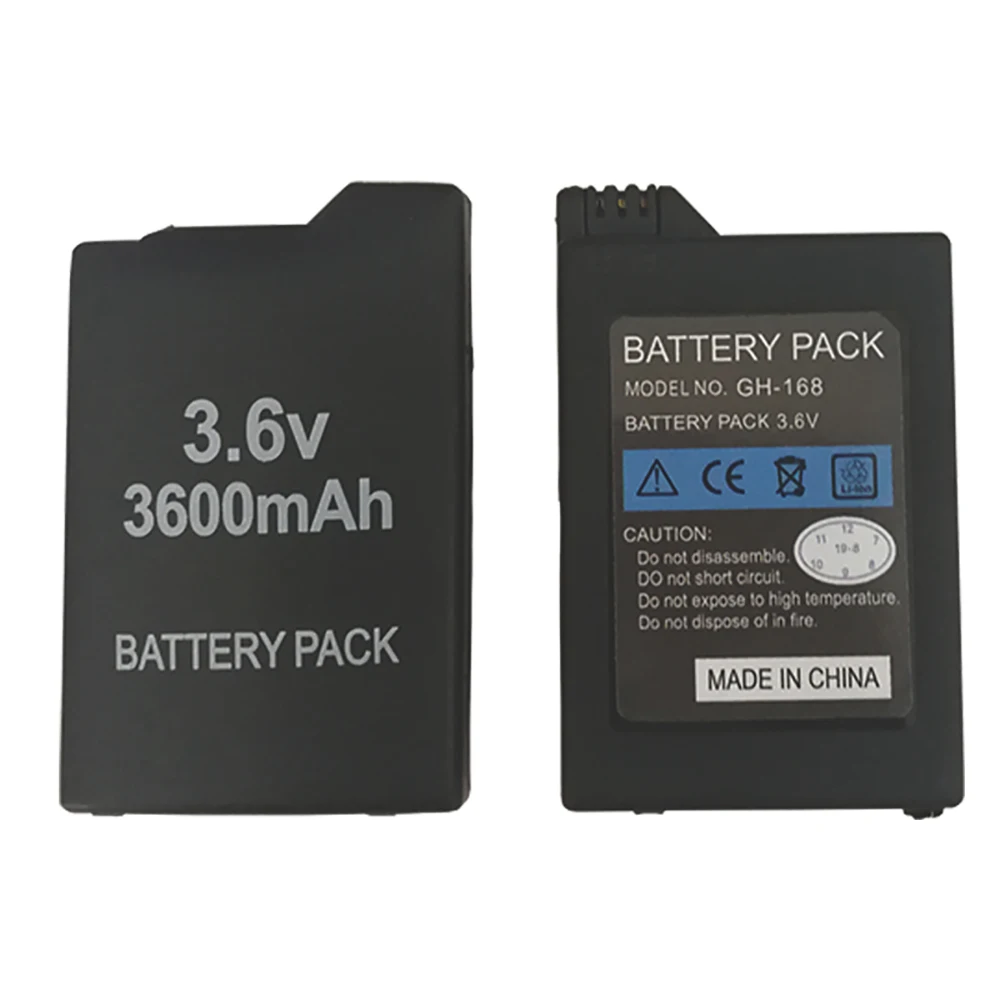 20 pz/lotto batteria agli ioni di litio per Sony PSP1000 PlayStation portatile PSP 1000 3600mAh 3.6V batterie ricaricabili al litio all'ingrosso
