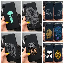 For Xiaomi Redmi Note 7 Case Redmi 7A Black Silicone Soft Back Case Redmi 7 7A Phone Cover For Xiaomi Redmi7A 7 A Note7 Pro Capa