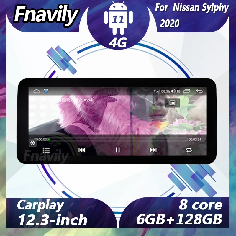 Fnavily 12.3“ Android 11 car audio For Nissan teana video dvd player radio car stereos navigation GPS DSP BT WIFI 4G 2019