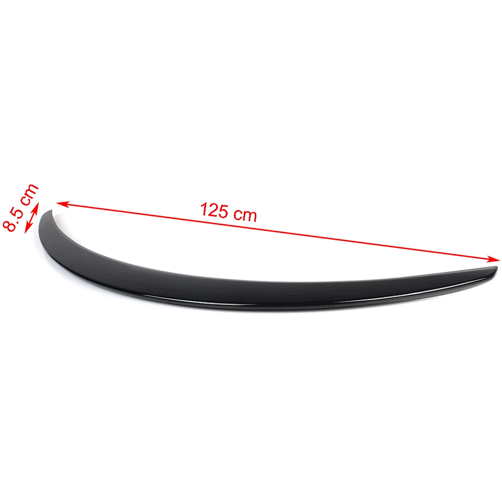 For Mercedes Benz C-Class W205 C205 Coupe Car Styling Rear Tail Wing Trunk Lip Spoiler Trim  2016 2017 2018 2019 2020 2021