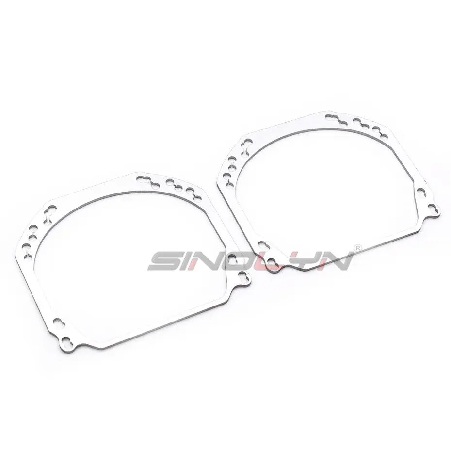 Headlight Lenses Mounting Frame Adapter For Hella 3R G5/E55/ E46 AL Bi-xenon Projector Lens DIY Car Lights Accessories Retrofit