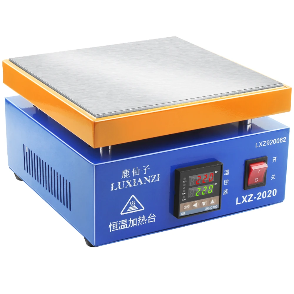 LUXIANZI stazione di preriscaldamento digitale termostato piastra di riscaldamento per PCB SMD BGA rilavorazione riscaldamento Led lampada dissaldatura Set di strumenti di riparazione