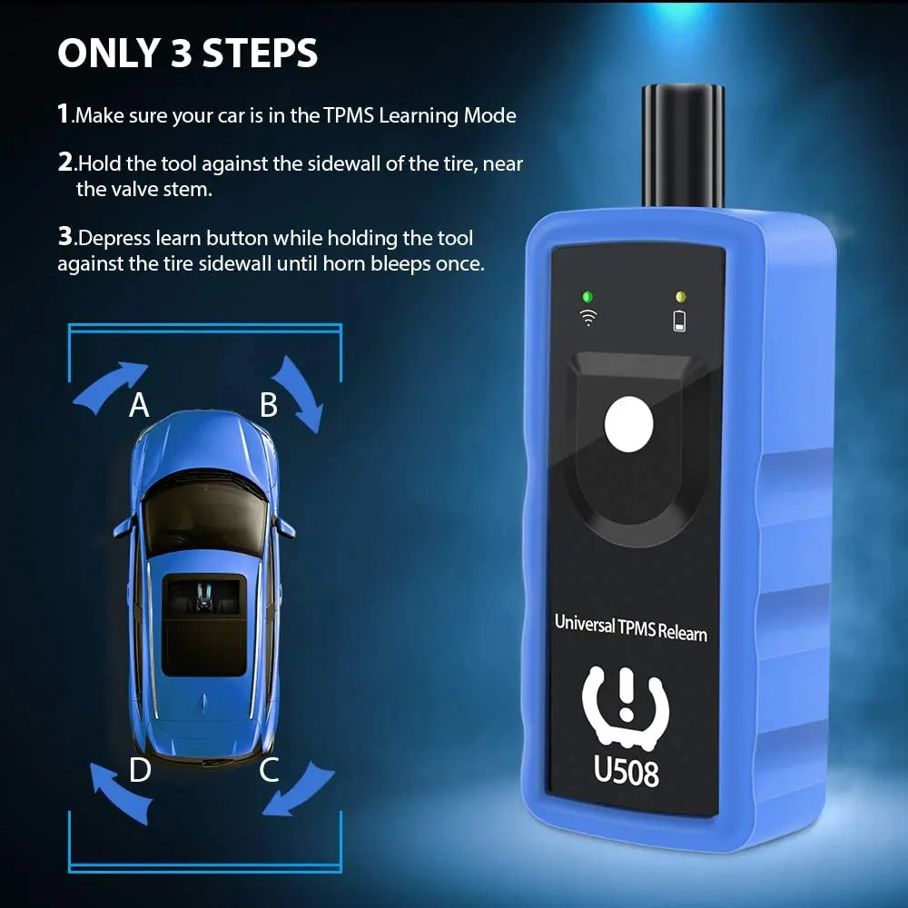 Universal Car TPMS Reset Tool U508 Car Tire Pressure Monitoring Sensor System Relearning Tool For Ford BMW Jeep  Opel Chevrolet