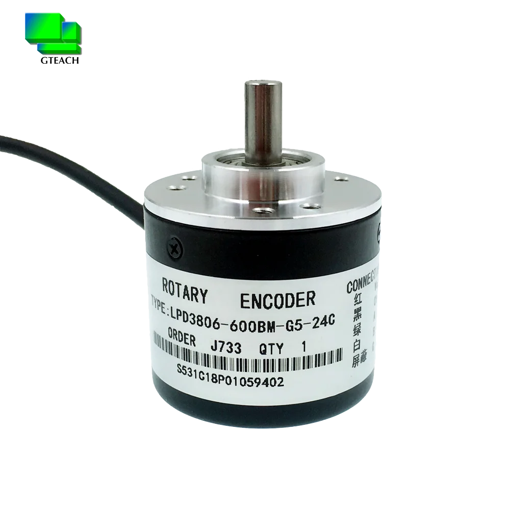 

Lpd3806-600bm-g5-24c 600 Pulse Solid Axis AB Phase Incremental Photoelectric Rotary Encoder