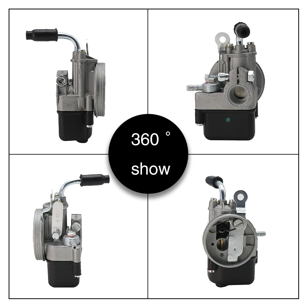 Alconstar- Vergaser Carb DellOrto SHA 12.12 R2219 لبياجيو برافو 50cc Ciao Grande Carburator سكوتر الدراجة 2 السكتة الدماغية