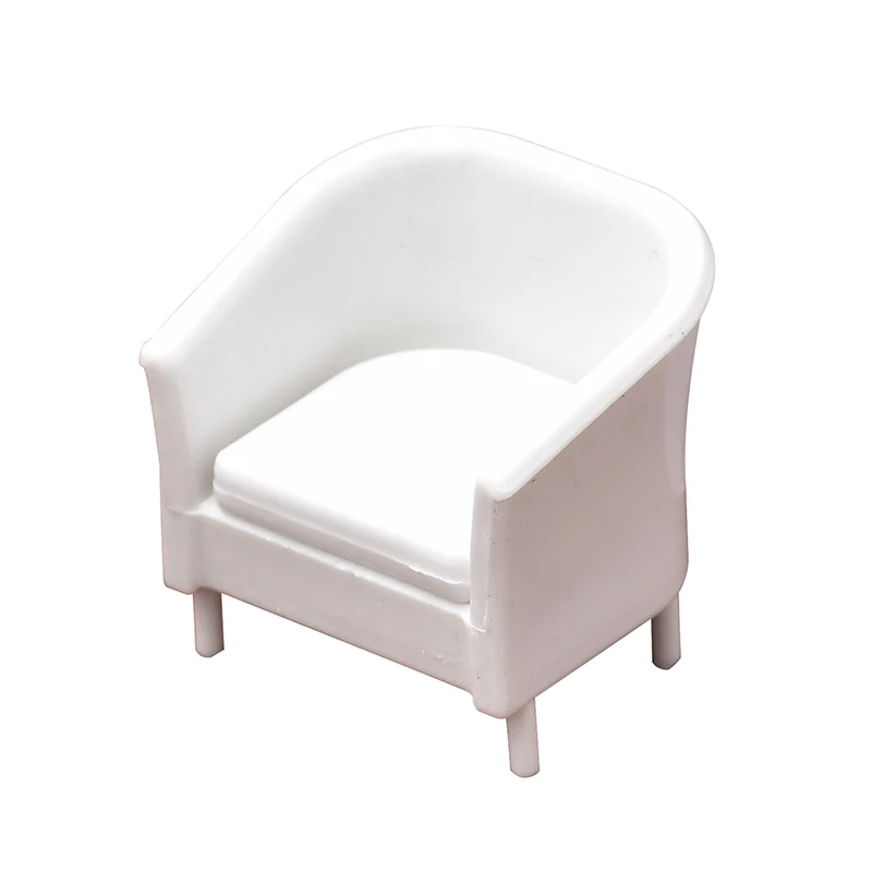 1Pc Domek dla lalek Sofa Kanapa Krzesลo Meble Miniaturowe zabawki Domek dla lalek 1/20 Skala Akcesoria Model Architektura Dekoracja wnฤtrz