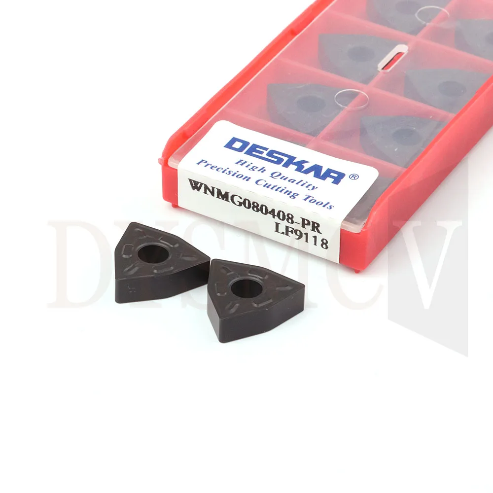 DESKAR 100% original WNMG080404 WNMG080408 WNMG080412 PR CQ HQ LF9118 CNC turning tool carbide insert turning tool high quality