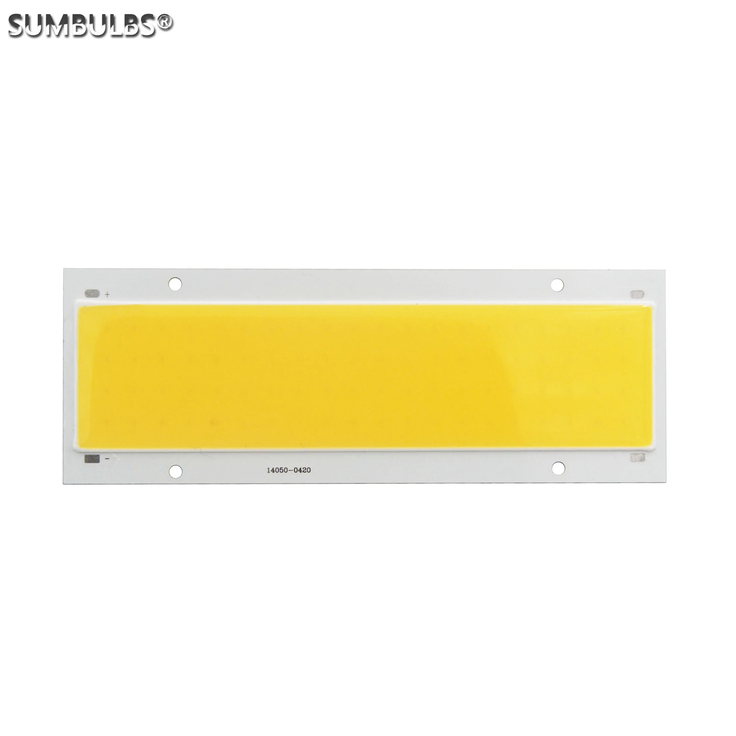 Sumbulbs dc 12v 140*50mm 20w led cob tira fonte de luz super brilhante retângulo lâmpada quente natural branco frio para diy lâmpada led