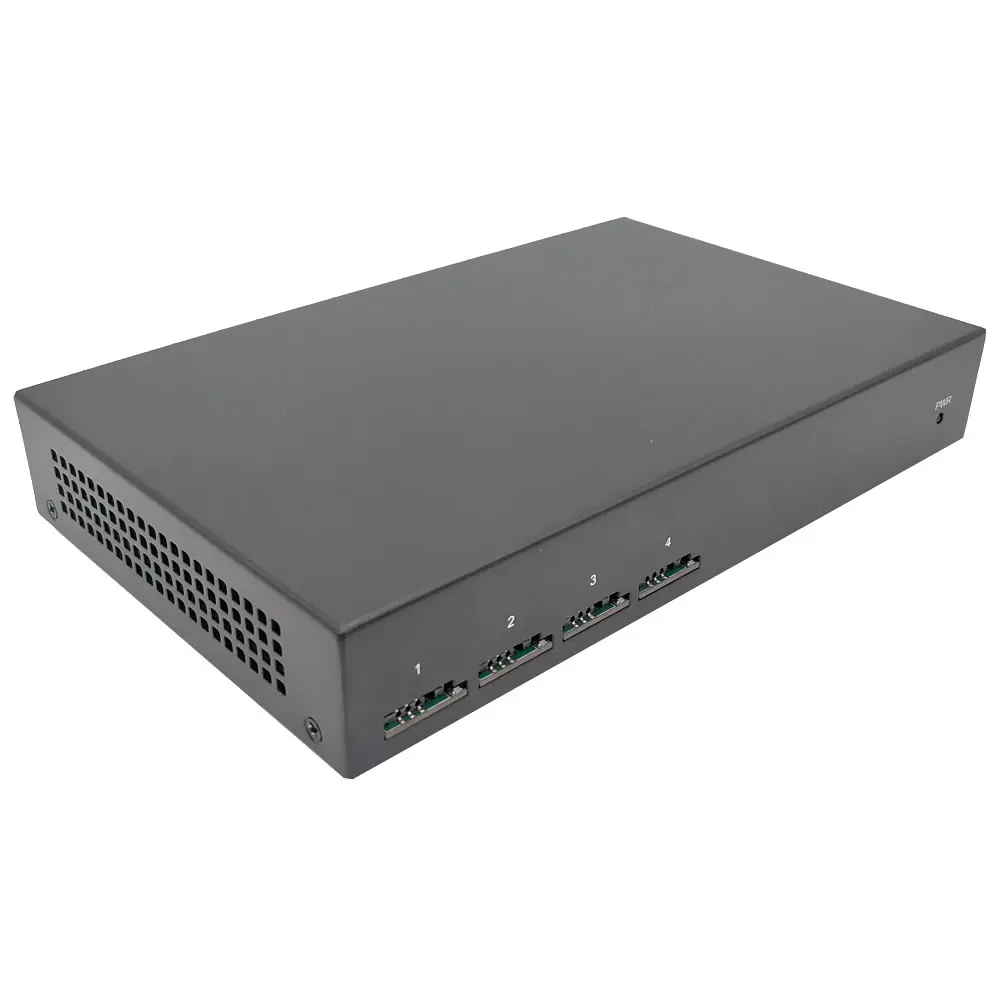 EC25 AFX 4G Lte, 4 puertos de voz, SMS inalámbrico, compatible con SMPP, sistema de notificación API Http, puerta de enlace