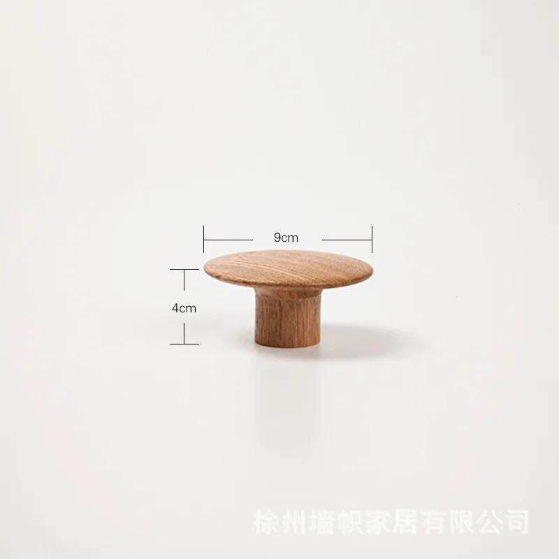 Wooden Round Shape Wall Hanging Hooks for Hat Towel Clothing Wood Hanger Punch Screw Install for Living Room Bedroom Decoration