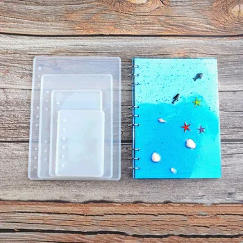 DIY シリコンクリスタルエポキシノートブック型 B5 A5 A6 A7 高ミラーカバー型