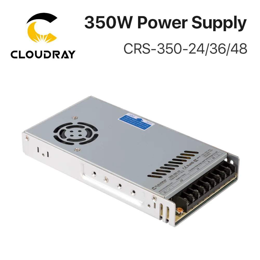 Cloudray CRS-350-24/36/48 Switching Transfer Power Supply 24V 14.6A 36V 9.7A Output for Stepper Motor CO2 Laser Cutting Machine