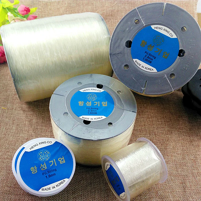 Korean Imported Round Rope Elastic Line Transparent Crystal Good Wear-Resistant Bead String