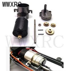 WPL D12 Metal Gearbox Gear With 370 Brush Motor for WPL D12 1/10 Climbing Off-road RC Car Upgrade Parts